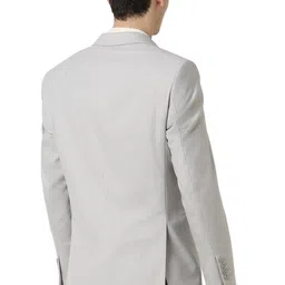 peter england Men's Neo Slim Woven Solid Blazer image 3