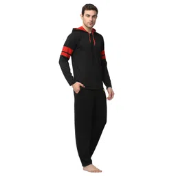 mack jonney Men's Cotton Solid Night Suit Pajama Set image 3