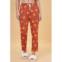 dreamz by pantaloons DREAMZ Women's Rust Pyjama Regular Fit,Etruscan Red,30 image 4