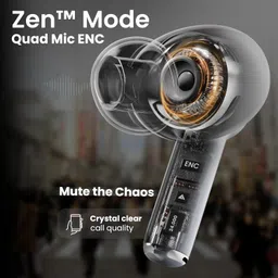 Boult Audio K40 True Wireless in Ear Earbuds with 48H Playtime, Clear Calling 4 Mics, 45ms Low Latency Gaming, Premium Grip, 13mm Bass Drivers, Type-C Fast Charging, BTv 5.3 Ear Buds TWS (Ivory White) image 3