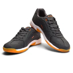 tracer Tennis/Badminton Shoes for Men's Stylish & Comfortable, Lightweight & Breathable Footwear, PU, Lace Up Closure, Shoe for Sports, Playground, Size - 6 to 12 UK image 2