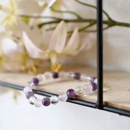 young & forever Gift Natural Reiki Feng-Shui Healing Crystal Gem Stone Crystal Bracelet for Men and Women image 5