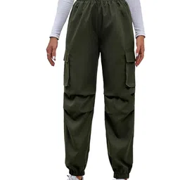 TAGDO Women's Relaxed Fit Cargo Joggers Pant (5157) image 1