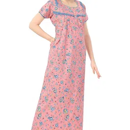 soulemo Women Cotton Floor Length Nighty image 5