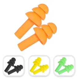 eltihr 4 Pairs Multi Colour Soft Silicone Ear Plugs for Sleeping Noise Cancelling- Waterproof Reusable Ear Plugs for Sleep, Snoring, Work or Travel- Moldable Silicone Sound Cancelling Ear Plugs image 1