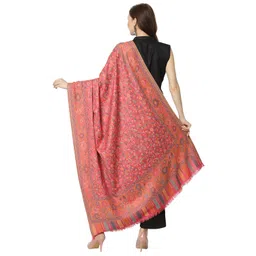 weavers villa Women's Poly Wool Woven Jaal Shawl (40" X 80") image 5