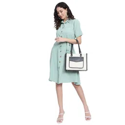 womanix Tote Bag front pocket Canvas Bag 12 inch laptop Work Shoulder Bags Casual small Briefcase Handbag for Travel, Office, College (0044) image 4