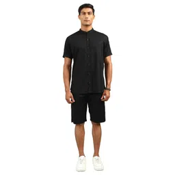 beevee Men's Regular Fit Solid Co-ord Sets image 1