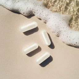 earthful Marine Magnesium | Sourced from Ireland Sea Waters | For Restful Sleep, Stress Relief, Muscle Relaxation | 30 Capsules (30 Days Pack) image 3