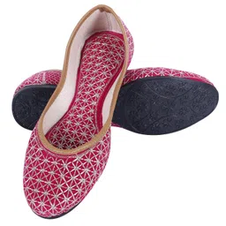 dfr Ethnic Traditional Embroidered Punjabi Juti Phulkari Jutti image 2