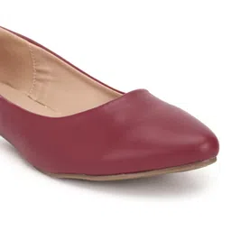allen solly Women Maroon Casual Ballerinas image 5