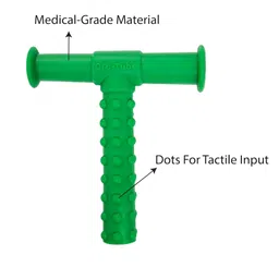 SPEECHGEARS Oro-Tube Green Dotted, A chewing tube for Speech Feeding and Sensory Integration. image 3