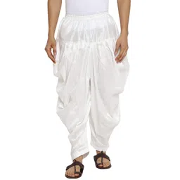 royal kurta Unisex Silk Blend Free Size Harem Salwar Dhoti Sherwani Bottoms image 1