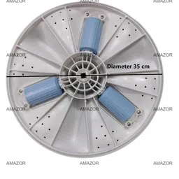 Amazor Pulsator Compatible for Samsung Topload Washing Machine 6 & 6.5kg (HEXA STORM 35 CM) image 2