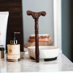 craftscollectionstore Crafts Collection Store Wooden Staff for Improved Breath Flow in Nostrils and for Breath Flow in Nostrils and for Yoga Practices | Yoga Stick | Yoga Danda | Yoga Practice Stick image 3