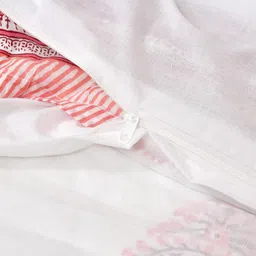 BLOCKS OF INDIA Cotton Duvet/Quilt/Comforter/Rajai Cover (King, 300), Zip, Solid image 2