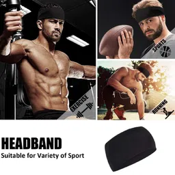 BISMAADH Mens Headband - Guys Sweatband & Sports Headband for Running, Crossfit, Working Out and Dominating Your Competition - Performance Stretch & Moisture Wicking image 4