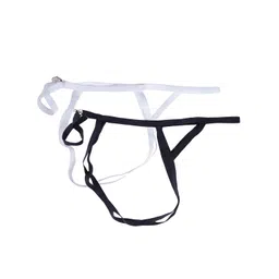 saz dekor SAZ DEKOR® Men T Back Thongs Strap Open Suspensory For Lover Gift Maid Cosplay White image 4