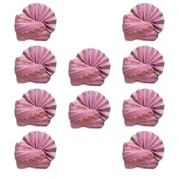 acquire trend Barati Swaagat Pagdi/Turban for mens/women to celebrate wedding (Free Size) II Pack of 10 II AC47 image 1