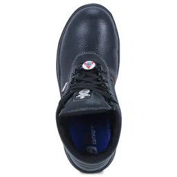 ACME Boxylic Men's Leather Safety Shoes, Black, 7 (Size - ACME003_41) image 1