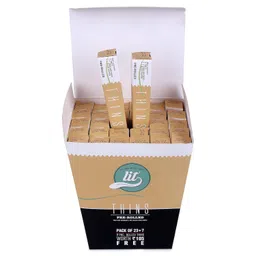 LIT THINS Box of 30 packs, Each pack 2 cones (60 Slim Cones, Each Pack have 1 Organic Brown Cone & 1 Organic White Cone) image 3