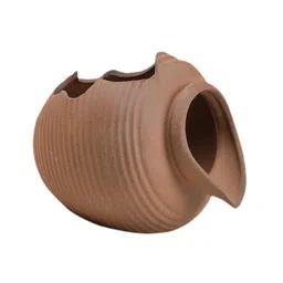 club bollywood BNF® Waterfall Water Fountain Jar Clay Pot Accessory Flowing Water Ornament Brown|Home & Garden | Home Decor| Indoor Fountains|1 Water Fountain Jar image 4