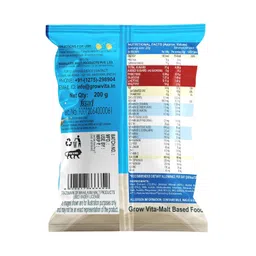 grow vita growth ka naya formula Grow Vita- Growth ka Naya Formula Tasty Vanilla Growth Formula, 200g, Rich in Energy, Helps Improve Stamina, Nutritious Malt Base Milk Food, Essential Nutrients Available NO ADDED REFINED SUGAR image 2