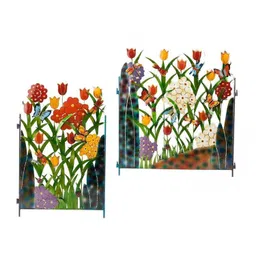 bnf bnf® 2X Garden Trellis Wrought Iron Guardrail Home Palisade Patio DIY | Edging & Borders | Landscaping & Garden Materials | Gardening Supplies | Yard, Garden & Outdoor Living image 5