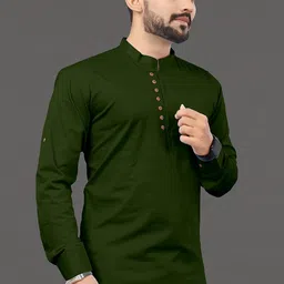 r creation Cotton Kurta Shirt image 5