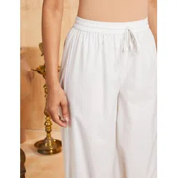 amazon brand - myx Women's Relaxed Cotton Dhoti Pants image 4