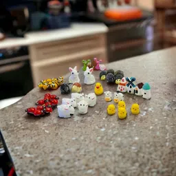 47 Pcs Resin Miniature Items for Landscape Doll House/Plants Decor/Cake Toppers/Fairy Garden/Terrariums/Zen Gardens image 5