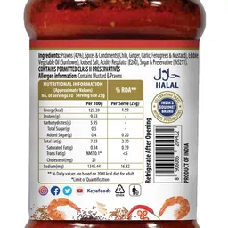 Keya Goan Prawn Pickle, 270g image 2