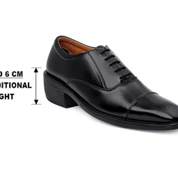 bxxy Men's Height Increasing Formal Office Wear Lace-Up Shoes image 2