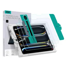 ESR 2 Pack Screen Protector Guard for iPad Pro 13 inch M4 (2024), 9H Tempered Glass Film with Easy Application Tray, Scratch Resistant, HD Clarity image 1