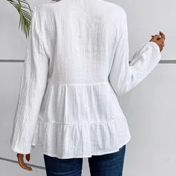 tadkee Trendy Tops for Women Stylish Latest | Long Top for Women | Tunics Top for Women | Regular Fit Tops | Women Shirt image 4