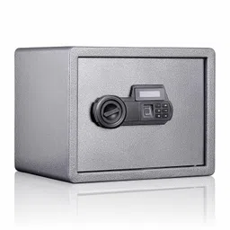 LAPO Digital Safe Locker Box for Home, Safety Locker with LCD Display Electronic Keypad, Fingerprint & Keys, Tijori for Box Office, Bedroom, 2 Year Warranty (Alloy Steel, 38 Liter, Weight-10 Kg, Grey) image 1