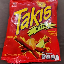 barcel Takis Nitro- Habanero & Lime Tortilla Chips 113g image 2