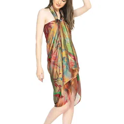 mirchi fashion Western Summer Beachwear Swimsuit Coverup Sarong for Women image 1