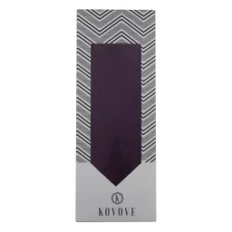kovove Kavove The Elegant Self Checkered Pink Necktie For Men image 3