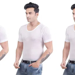 madan China Men's Cotton Half Sleeve Vest image 1