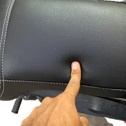 Sahara Seats Cushion Seat Cover for All Models of Bajaj Avenger 150/160/180/220 (Black), Leatherette image 3