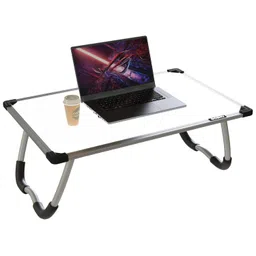 GOSHU Multipurpose 1.5x2 feet Foldable White Board Study Table, Portable & Rounded Edges (1.5 feet x2 feet White, Pack of 1 Item) image 1