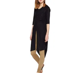 lyra Women Solid Premium Cotton Churidar Leggings | Mid-Waist | Fashionwear image 5