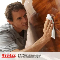 wypall WypAll® L40 Home and Kitchen Cleaning Wiper Cloth, 56 Sheets (05701A) image 3