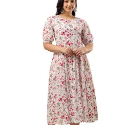 swarnkar creation Women's Rayon Printed Anarkali Kurta Gown for Women & Girls Maxi Gown for Women Girls image 4