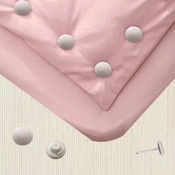 olwick OLWICK® Mushroom Shape Duvet Clips, Non-Slip Cover Fixator, Comforter Quilt Holder with One-Key Unlock for Blanket Bed Sheet Curtain Socks Mattress Covers image 2