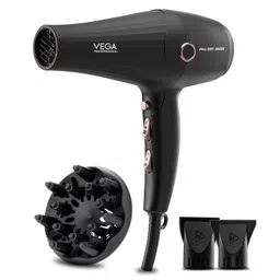 VEGA PROFESSIONAL Pro Dry 2600 Watts Hair Dryer For Salon Professionals & Every Day Styling At Home| 4 Heat & 2 Speed Settings (Vpphd-11),Black image 1