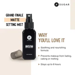 SUGAR Cosmetics - Grand Finale - Matte Setting Mist - 50 ml - 2-in-1 Setting Mist - For Longlasting Makeup and Sun Protection - Paraben Free image 4