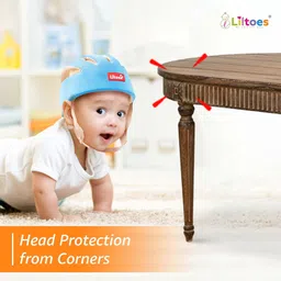 LILTOES Baby Head Protector for Safety of Kids 6M to 60 M- Baby Safety Helmet with Proper Air Ventilation & Corner Guard Protection (Blue) image 4