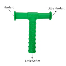 SPEECHGEARS Oro-Tube Green Dotted, A chewing tube for Speech Feeding and Sensory Integration. image 2